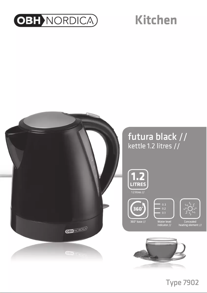 Página 1 del manual Manual de usuario OBH Nordica Futura White