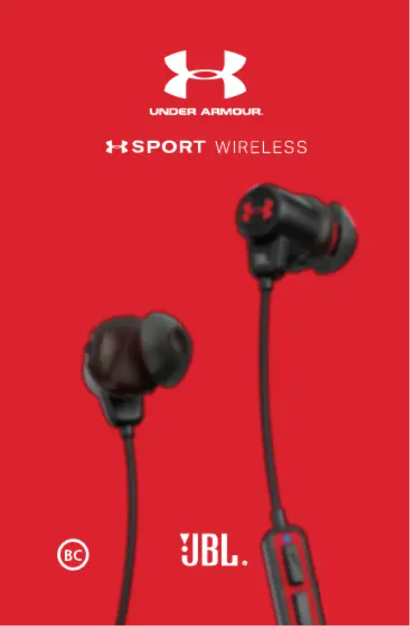 Image de la première page du manuel de l'appareil Under Armour Sport Wireless