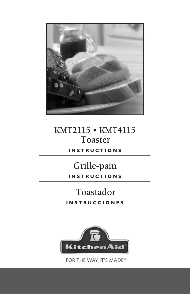 Image de la première page du manuel de l'appareil KMT2115CU