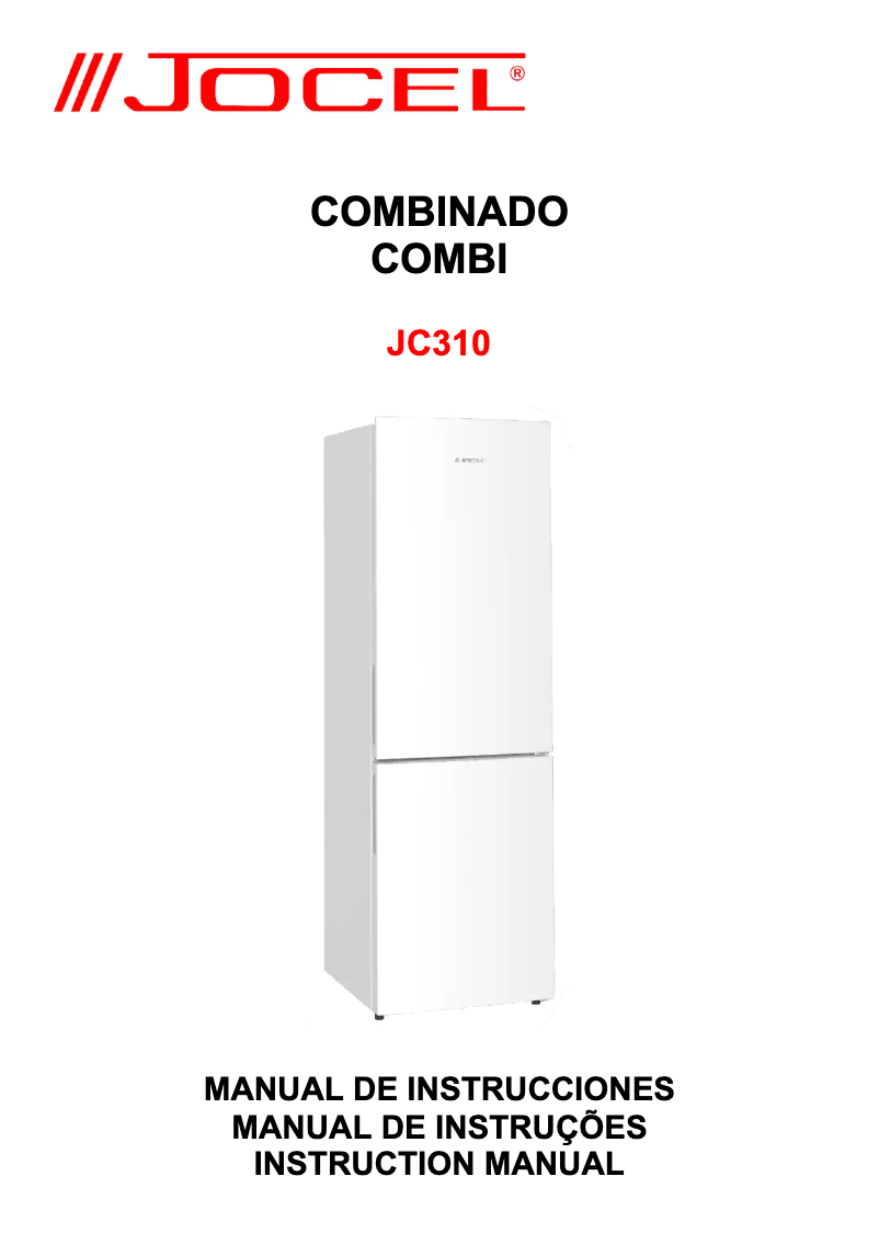 Page n°1 - Manuel utilisateur Jocel JC310