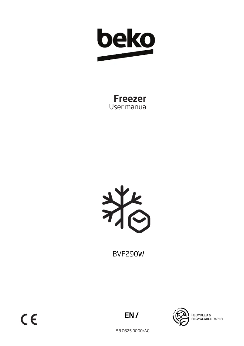 Page n°1 - Manuel utilisateur Beko BVF290W
