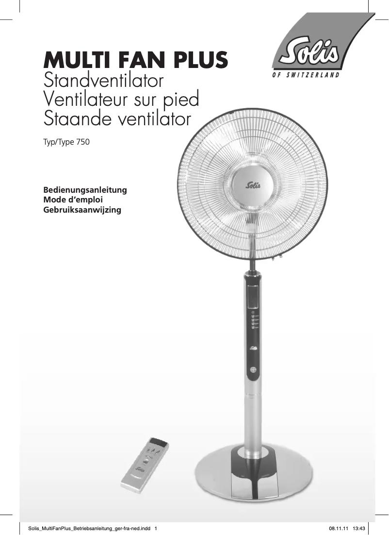 Page n°1 - Manuel utilisateur Solis Multi Fan Plus 750