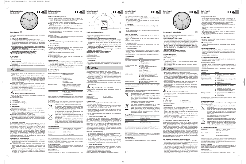 Página 1 del manual Manual de usuario TFA 60.3537