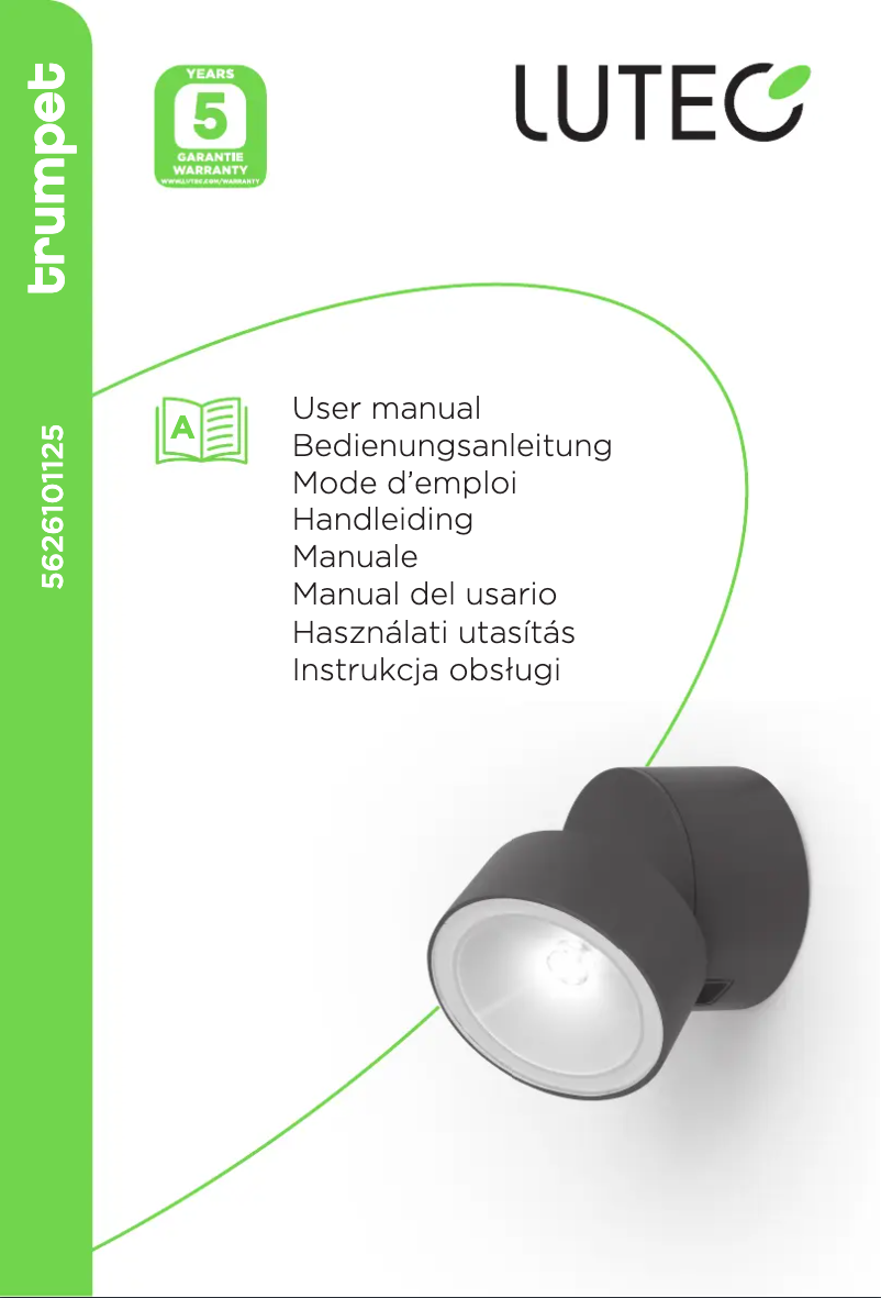 Page 1 de la notice Manuel utilisateur Lutec Trumpet