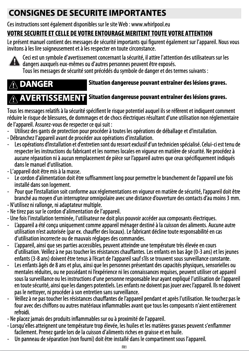 Image de la première page du manuel de l'appareil ACM 839NE