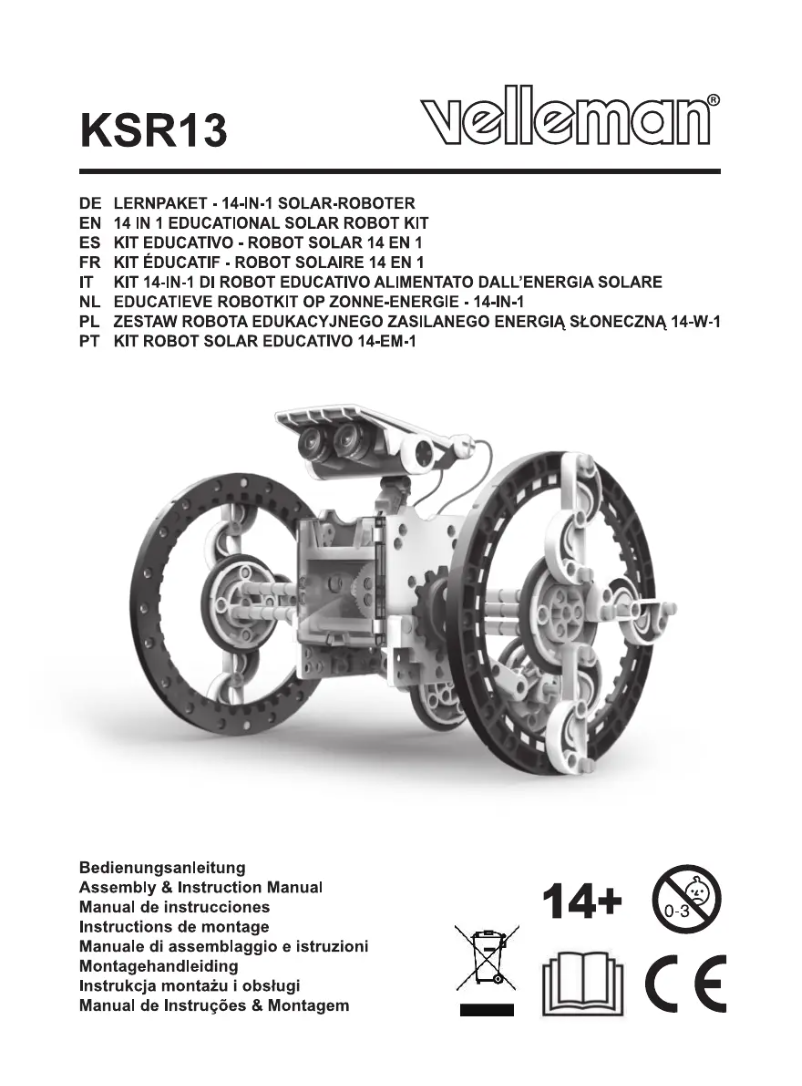 Image de la première page du manuel de l'appareil KSR13