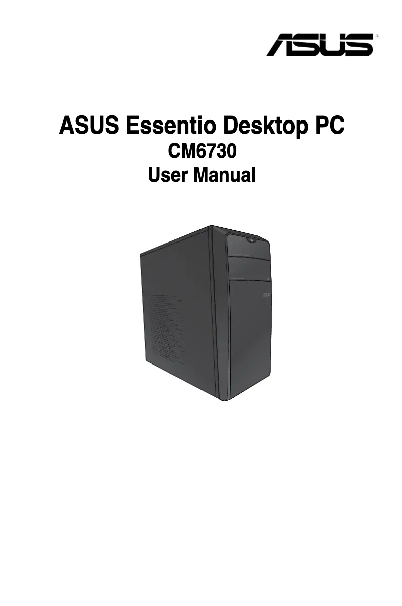 Image de la première page du manuel de l'appareil Essentio CM6730