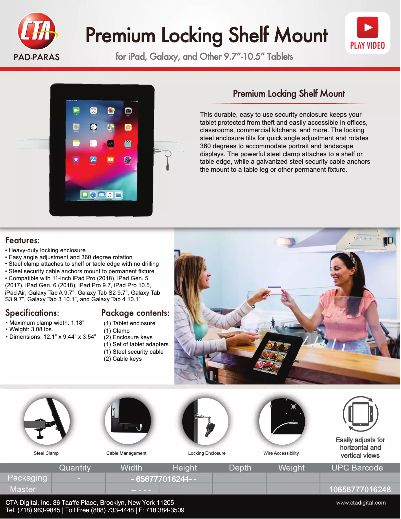 Image de la première page du manuel de l'appareil PAD-PARAS
