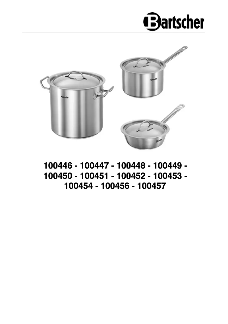 Image de la première page du manuel de l'appareil 100449