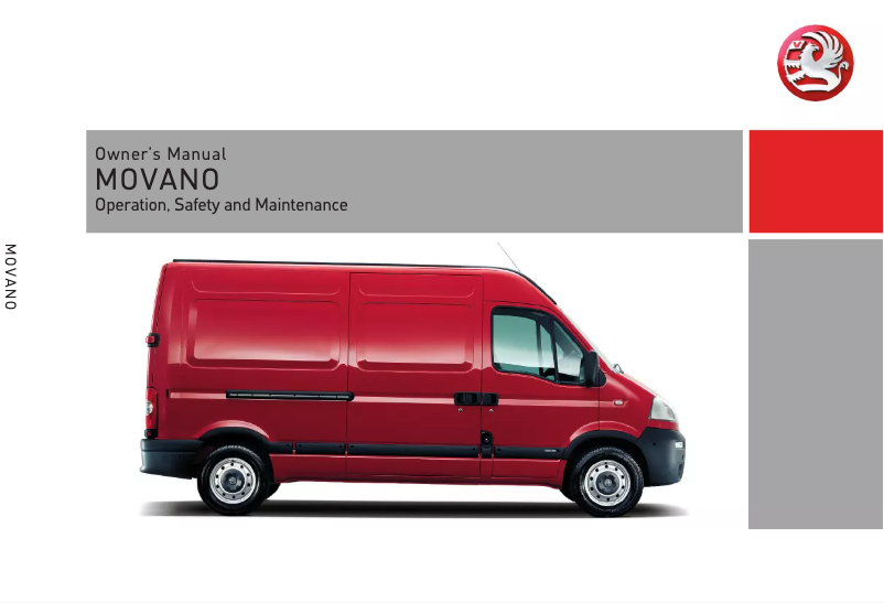 Image de la première page du manuel de l'appareil Movano (2008)