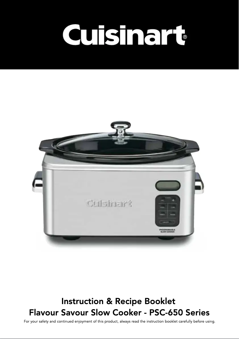 Page 1 de la notice Manuel utilisateur Cuisinart Precision Control 46441