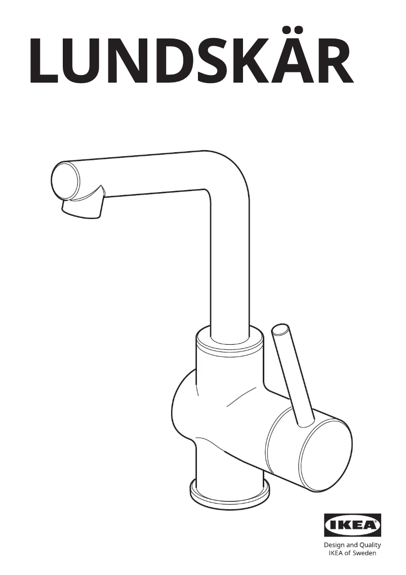 Image de la première page du manuel de l'appareil LUNDSKÄR 805.326.17