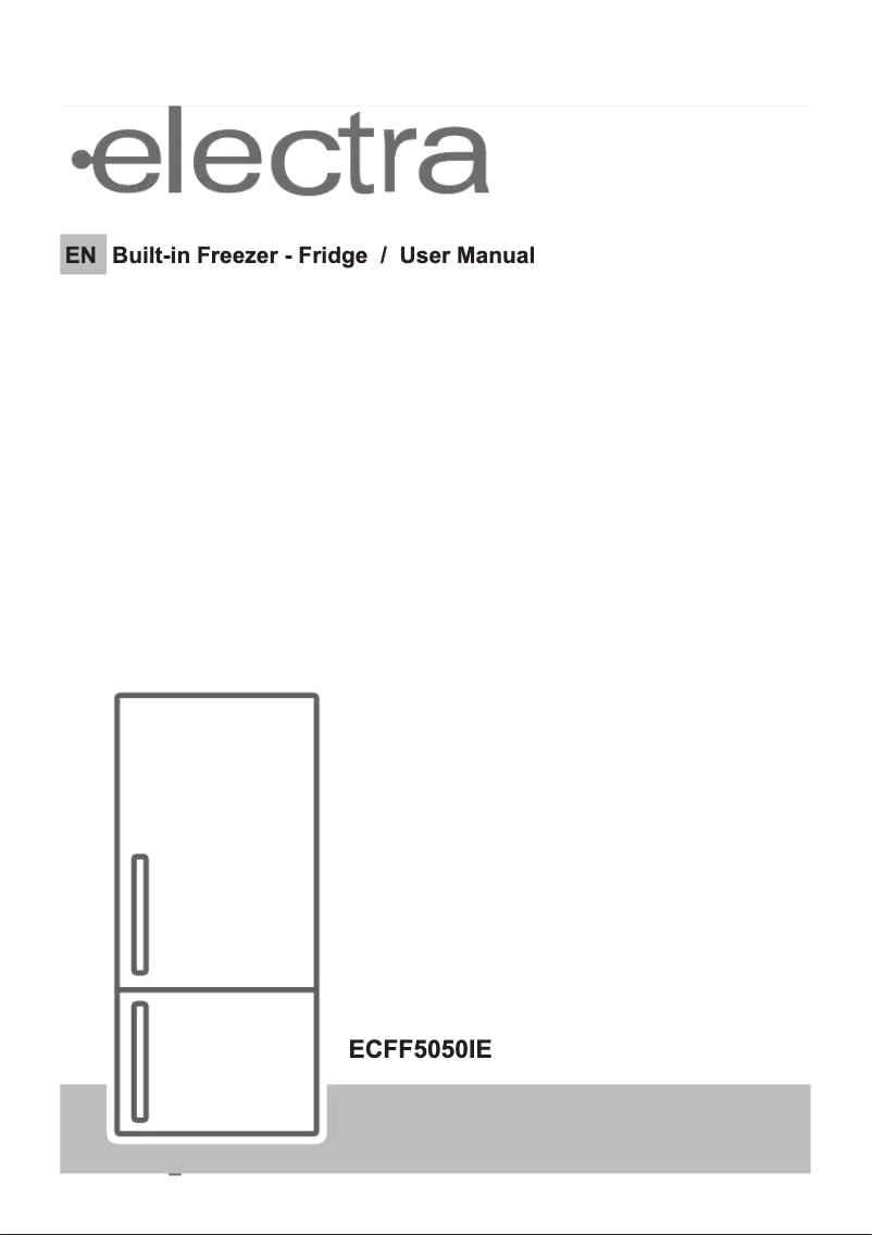 Page n°1 - Manuel utilisateur Electra ECFF5050IE