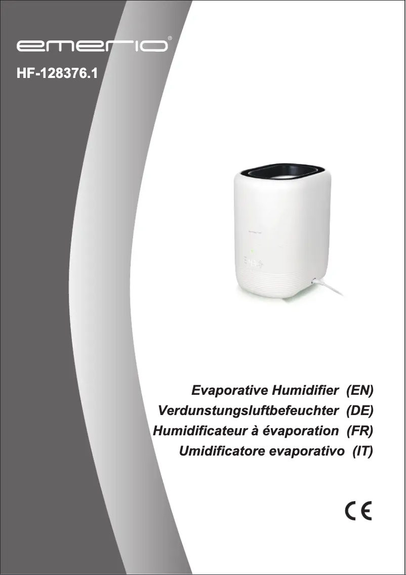 Page n°1 - Manuel utilisateur Emerio HF-128376.1