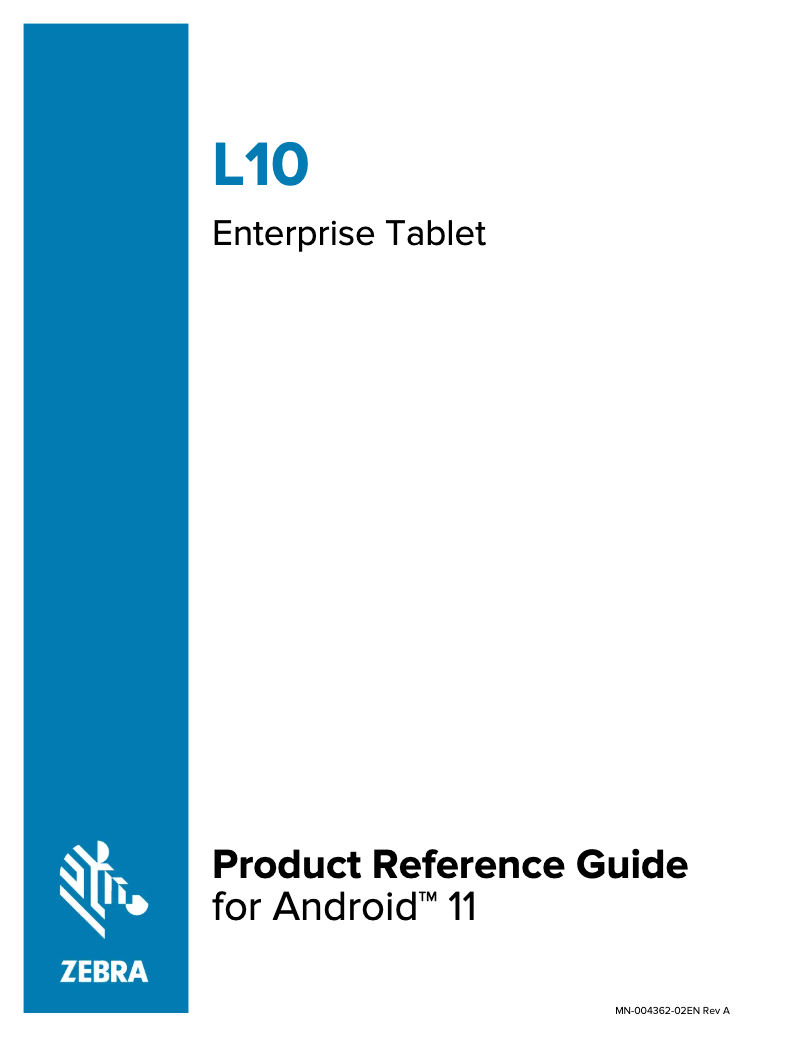 Image de la première page du manuel de l'appareil XSLATE L10