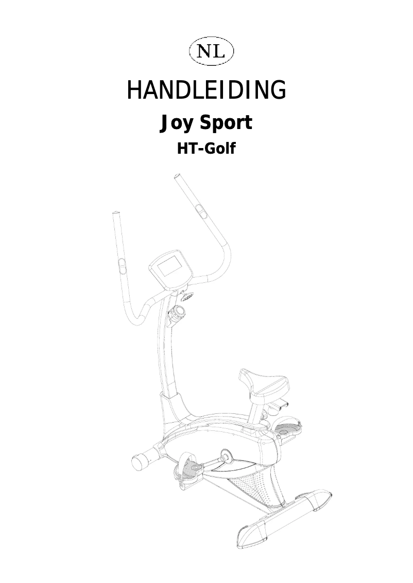 Page 1 de la notice Manuel utilisateur Joy Sport HT-Golf