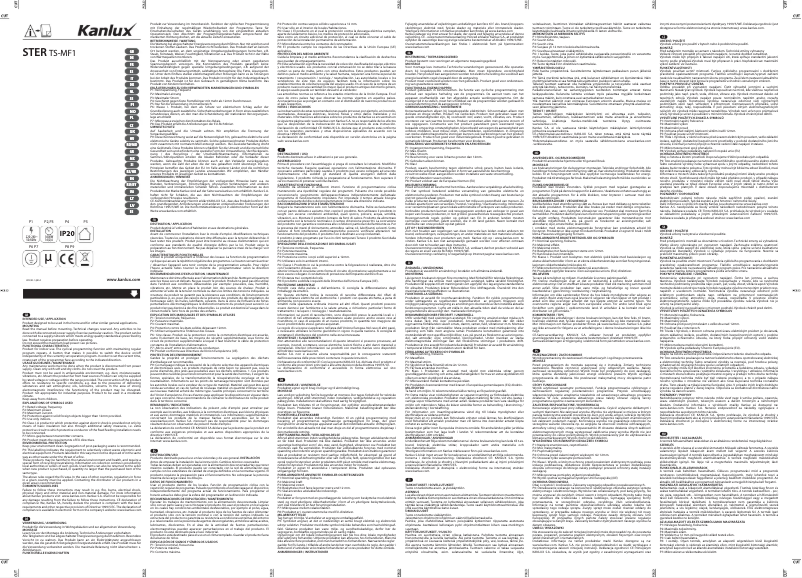 Image de la première page du manuel de l'appareil STER TS-MF1