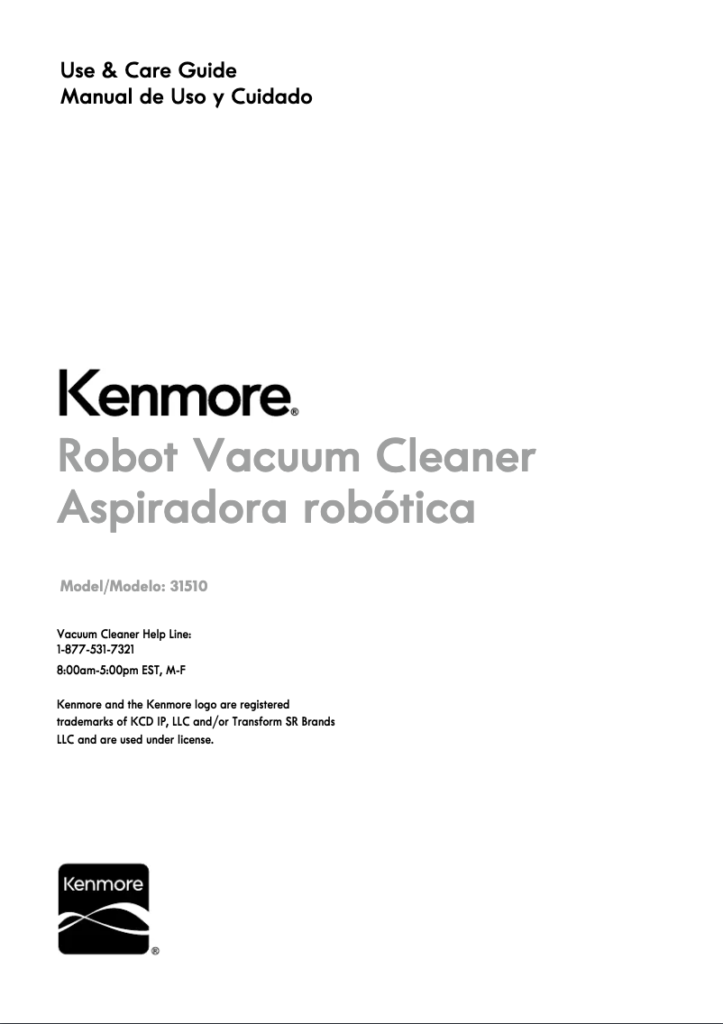 Page n°1 - Manuel utilisateur Kenmore 31510