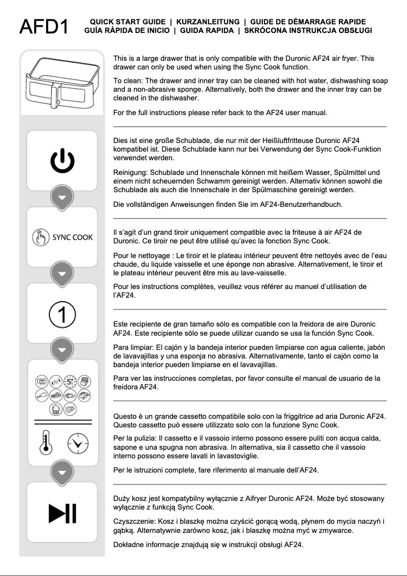 Página 1 del manual Manual de usuario Duronic AFD1