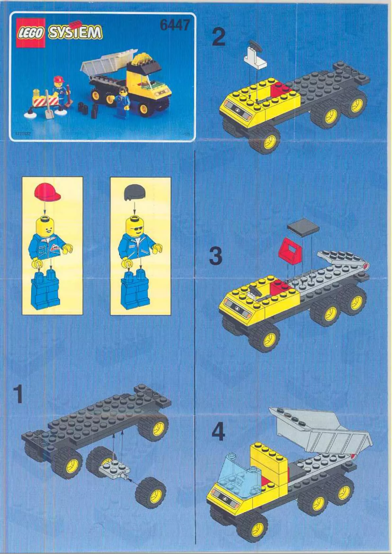 Page 1 de la notice Manuel utilisateur Lego City 6447