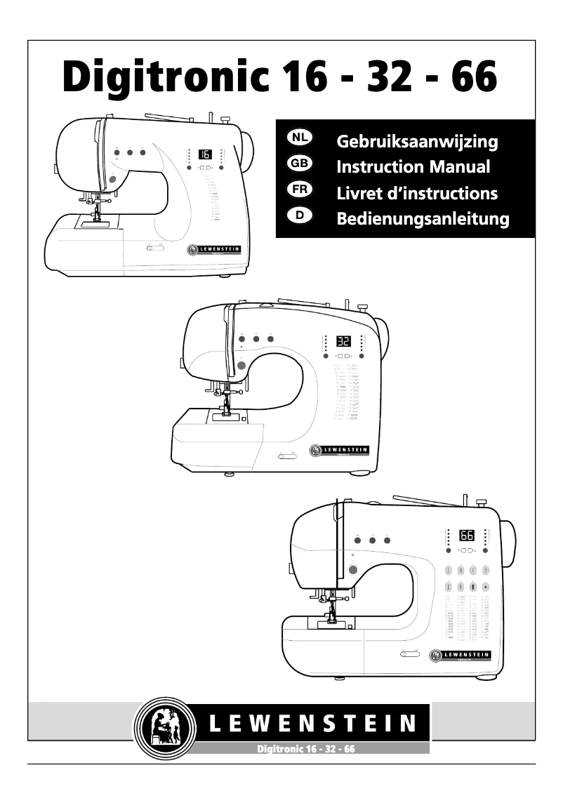 Image de la première page du manuel de l'appareil Digitronic 32