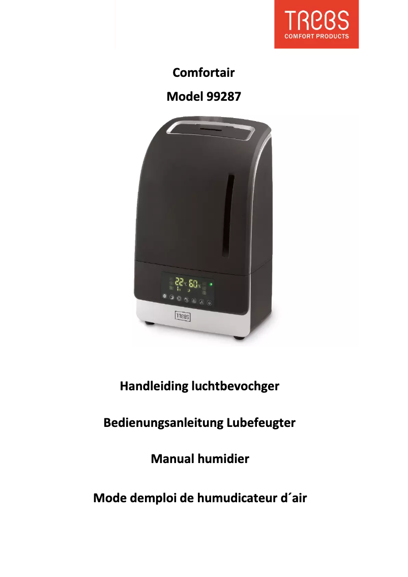 Página 1 del manual Manual de usuario Trebs Comfortair 99287
