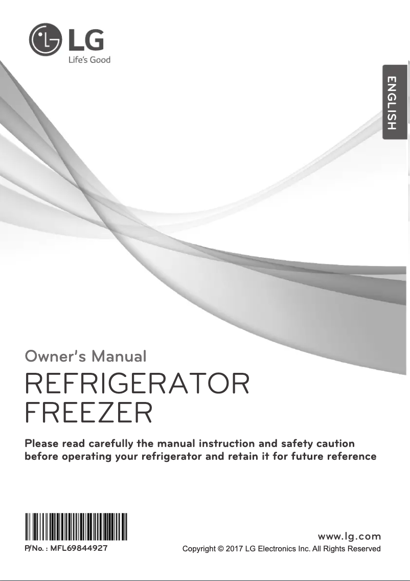 Page 1 de la notice Manuel utilisateur LG TF560WB