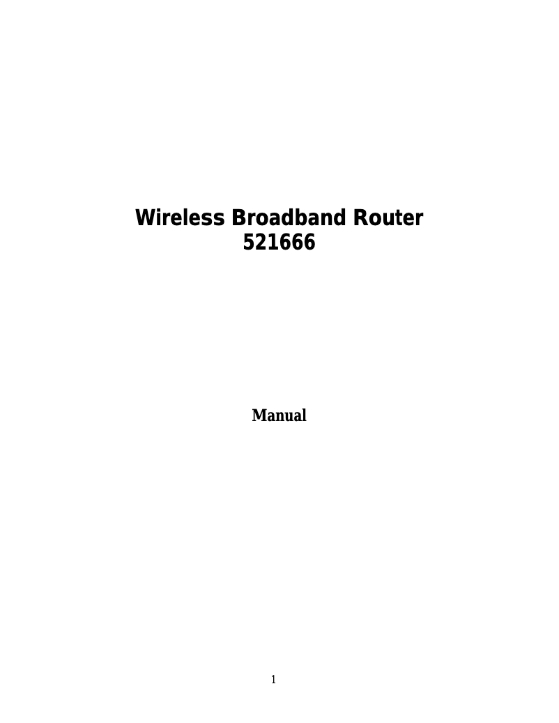 Page n°1 - Manuel utilisateur Intellinet Wireless G Router 521666