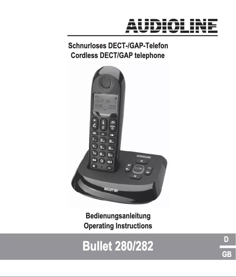 Image de la première page du manuel de l'appareil Bullet 280