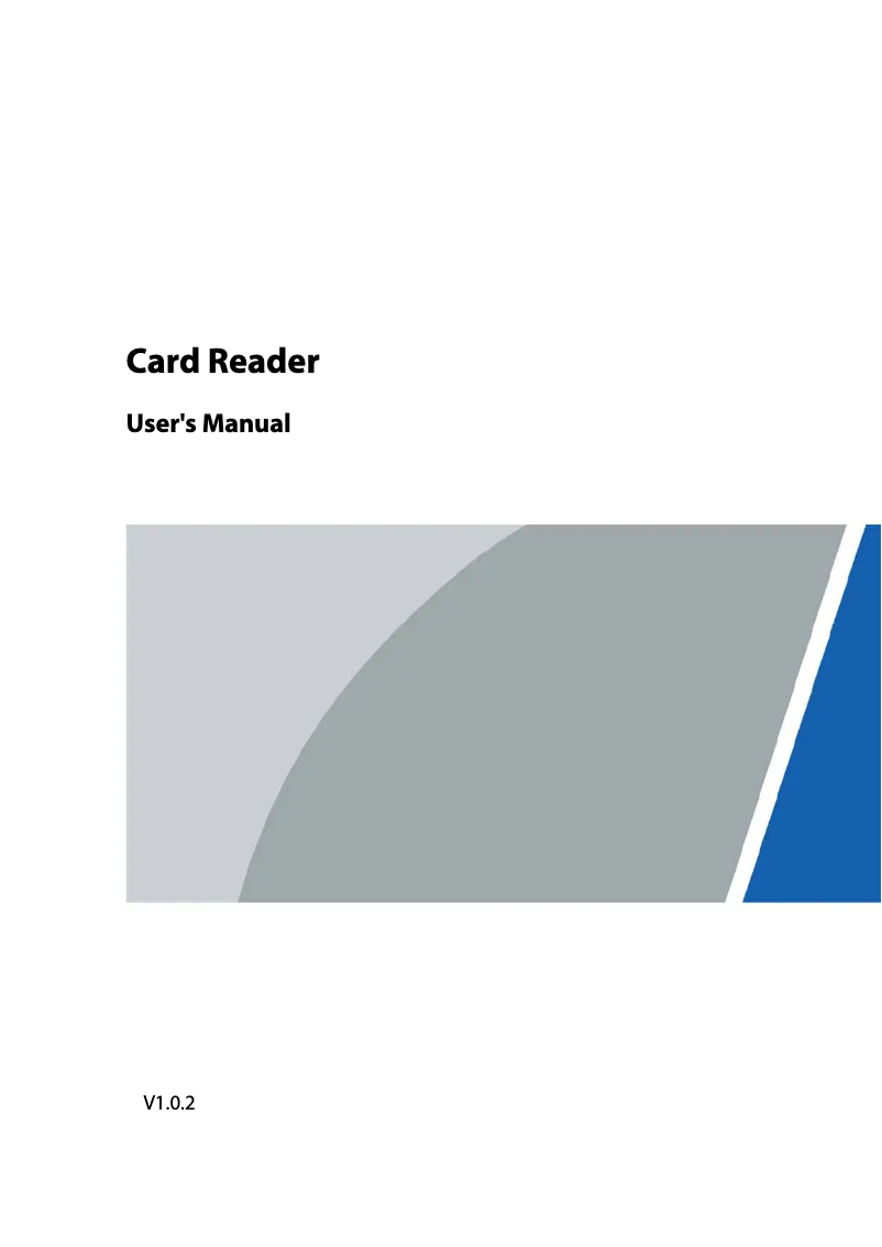 Page 1 de la notice Manuel utilisateur Dahua Technology ASR2100A-ME