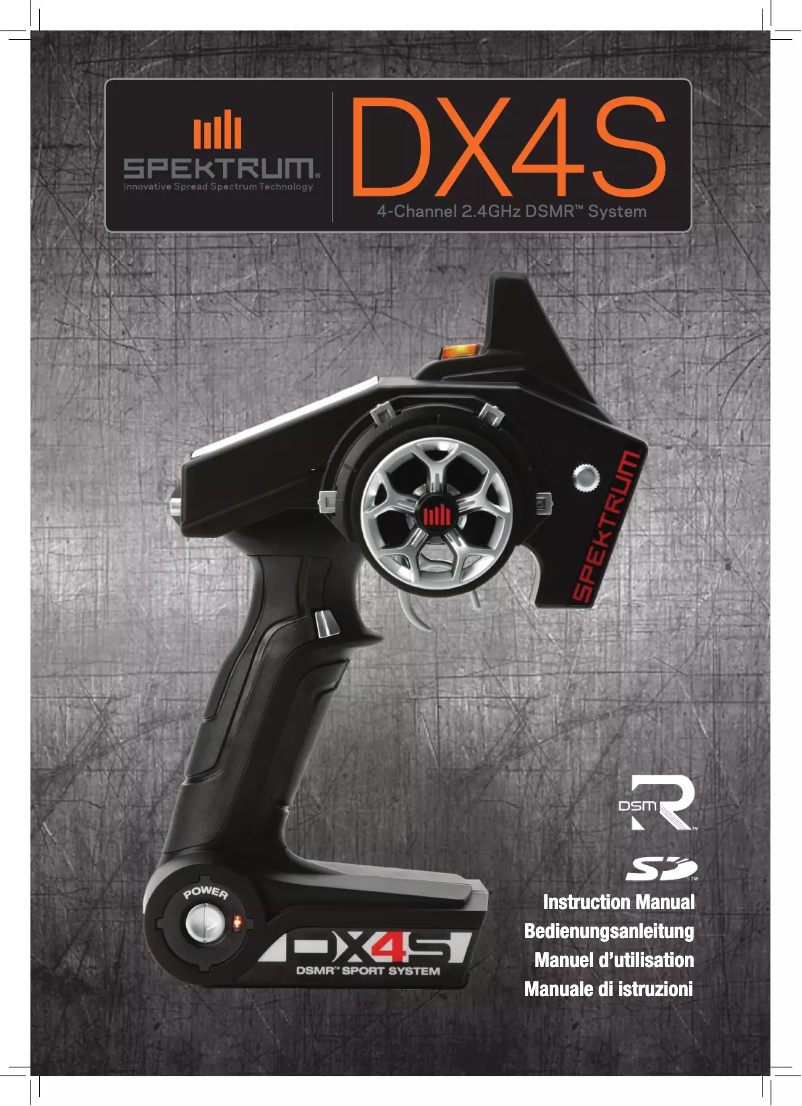 Image de la première page du manuel de l'appareil DX4S