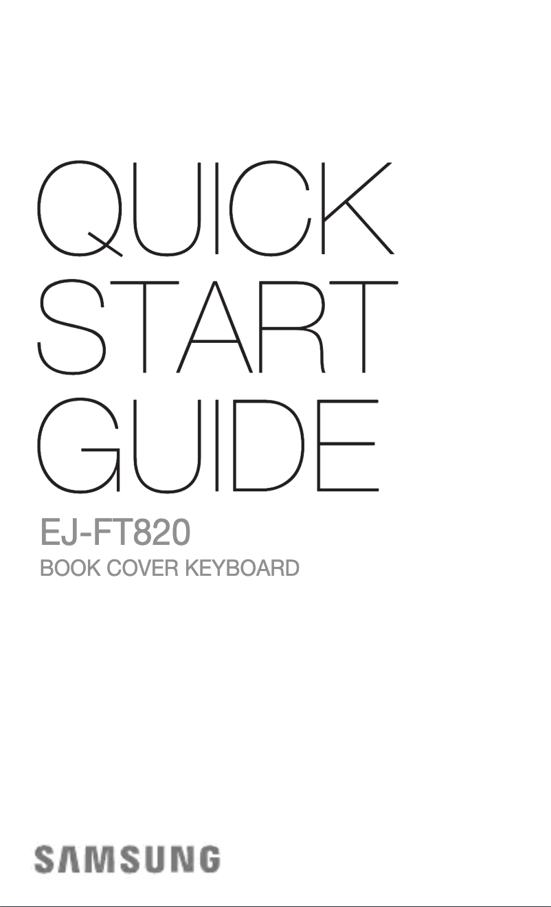 Page n°1 - Manuel utilisateur Samsung EJ-FT820