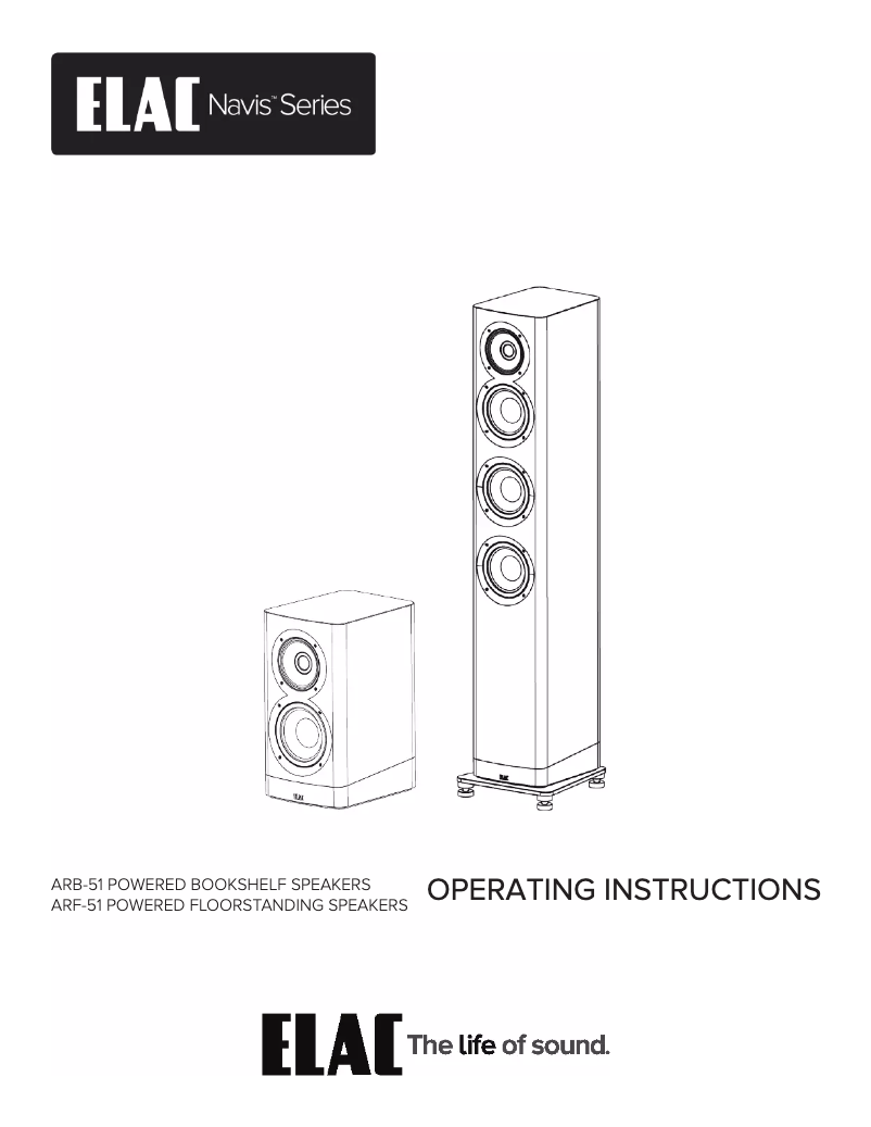 Page n°1 - Mode d'emploi ELAC Navis ARB-51