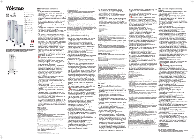 Image de la première page du manuel de l'appareil KA-5130