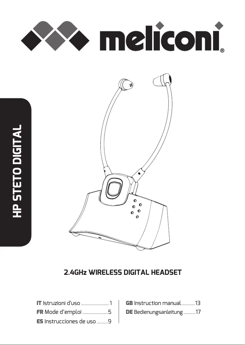 Page 1 de la notice Manuel utilisateur Meliconi HP Steto Digital