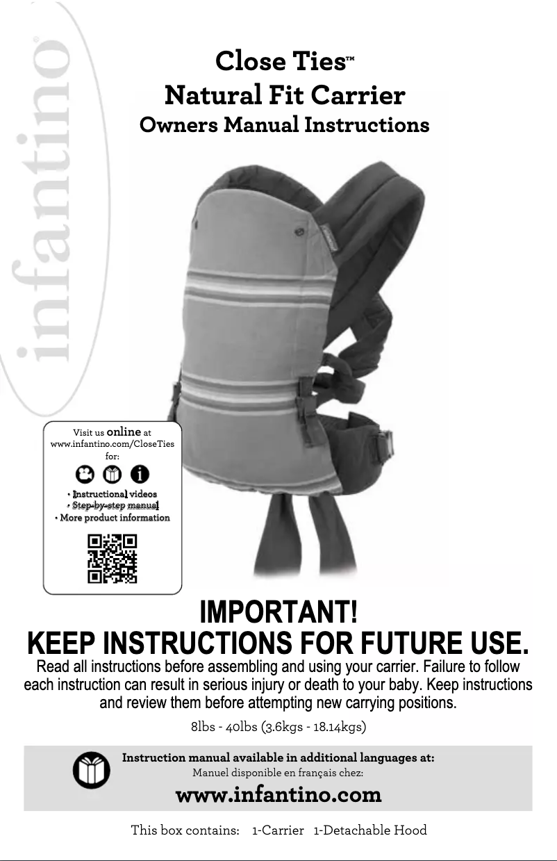 Imagen de la primera página del manual del dispositivo Close Ties