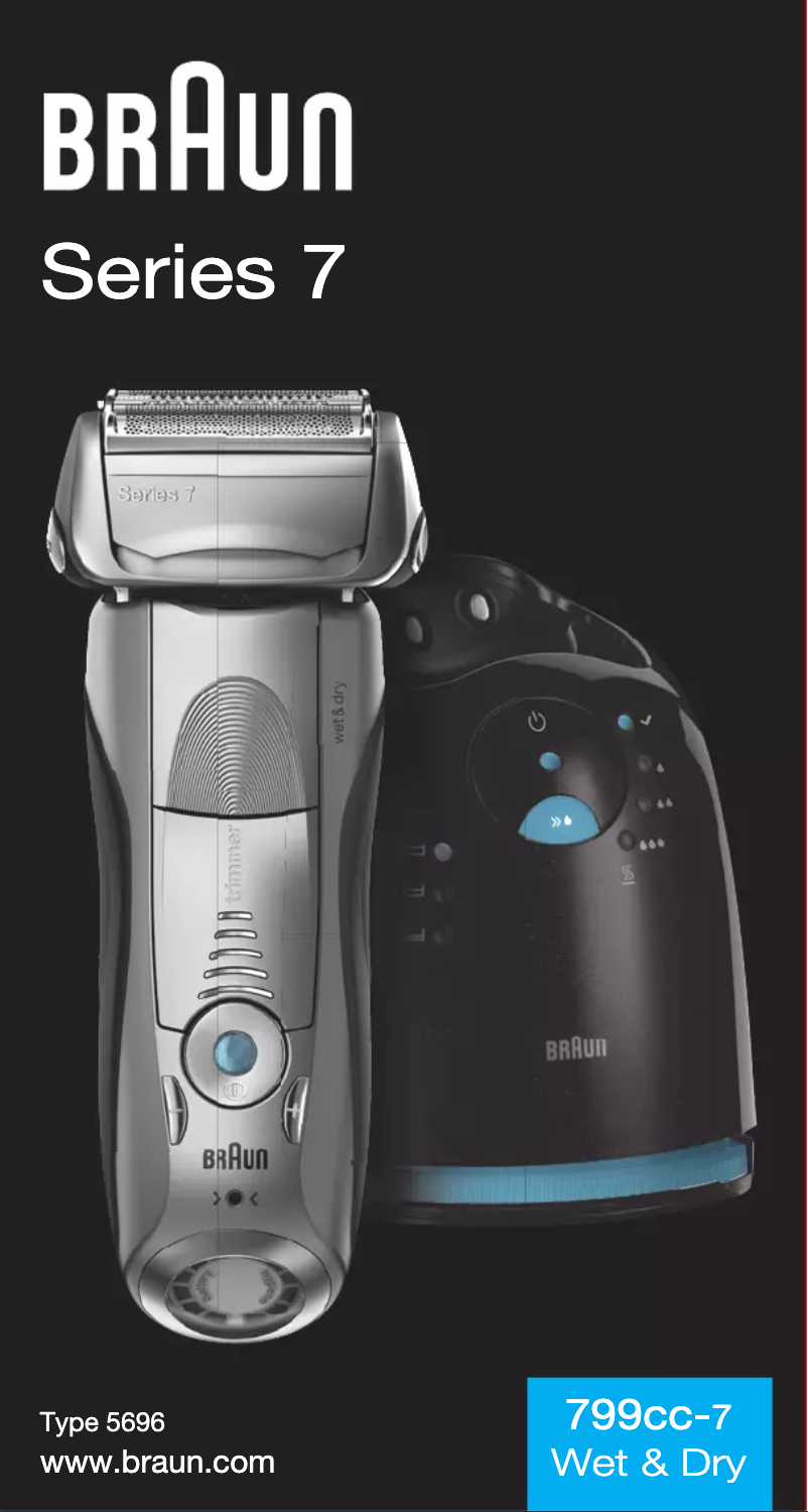 Page 1 de la notice Manuel utilisateur Braun Series 7 799cc-6