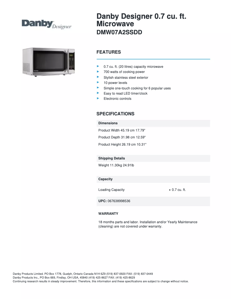 Image de la première page du manuel de l'appareil DMW07A2SSDD