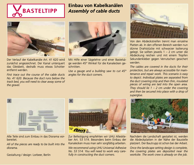 Page 1 de la notice Manuel utilisateur Auhagen 41620