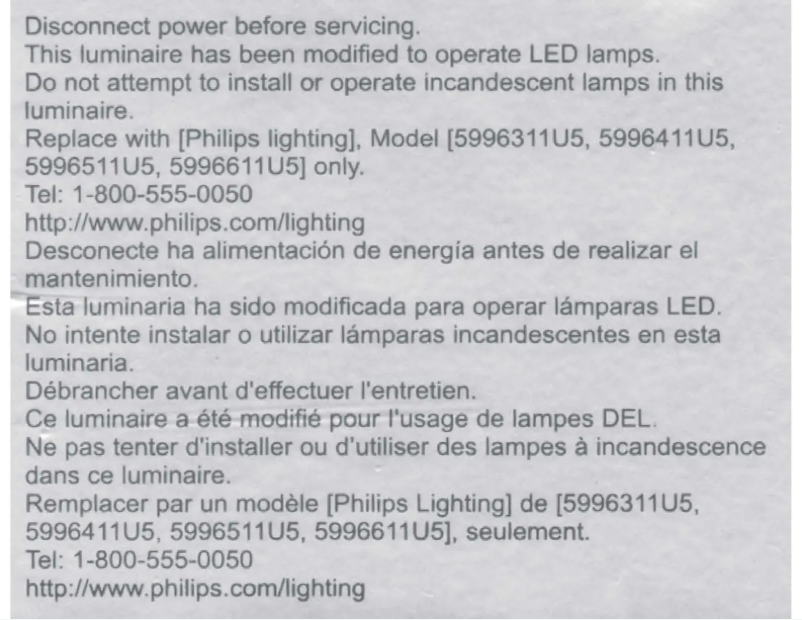 Page 1 of the manual User Manual Philips White and Color Ambiance E26