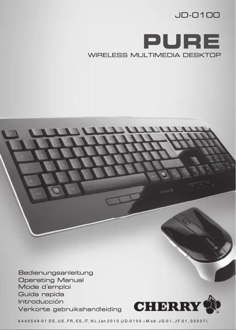 Image de la première page du manuel de l'appareil PURE