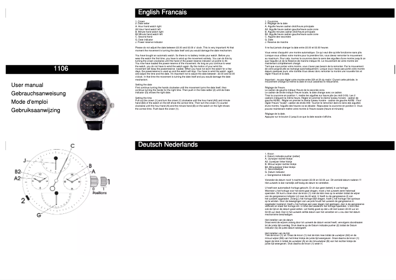 Página 1 del manual Manual de usuario Davis 1106