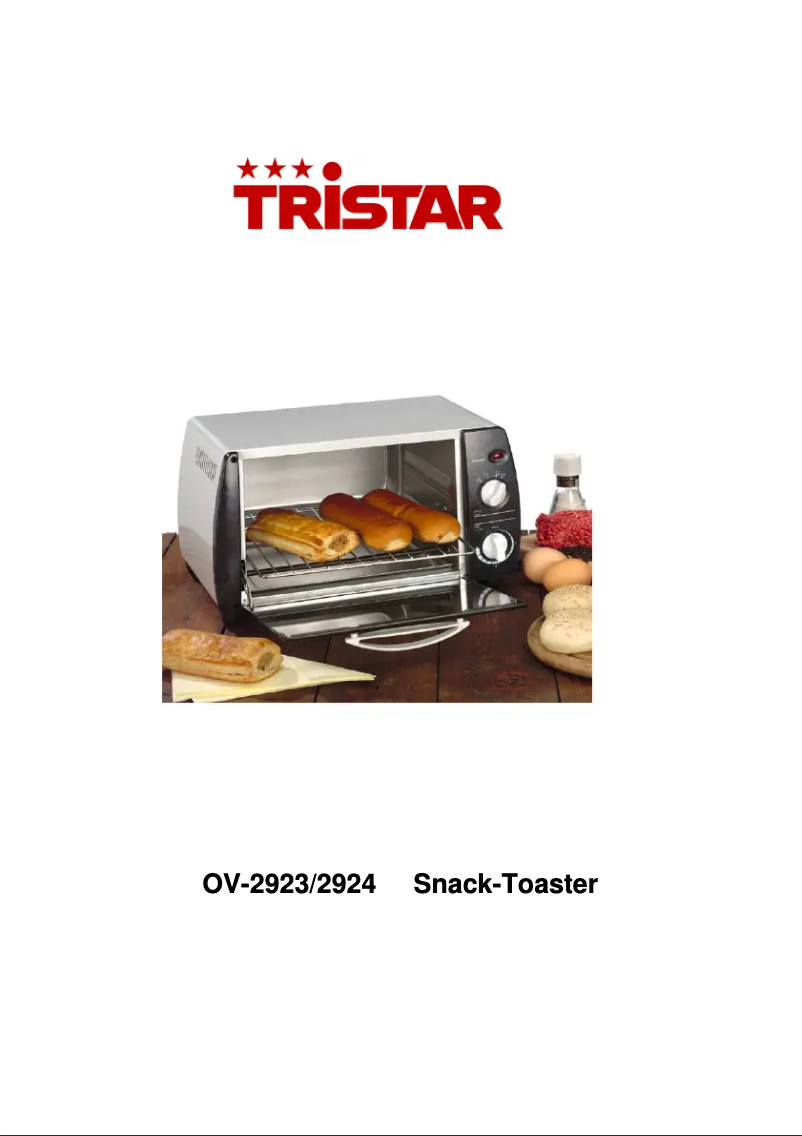 Page 1 de la notice Manuel utilisateur TriStar OV-2923