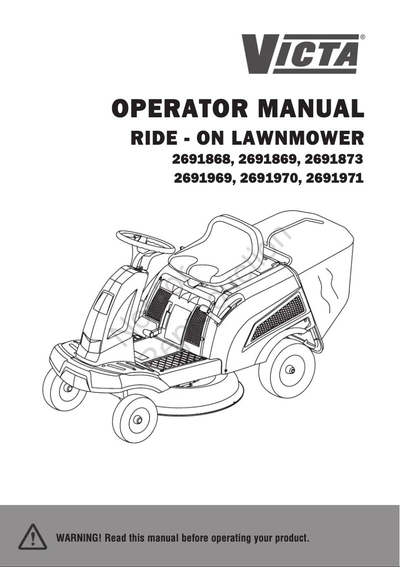 Page 1 de la notice Manuel utilisateur Victa 2691970