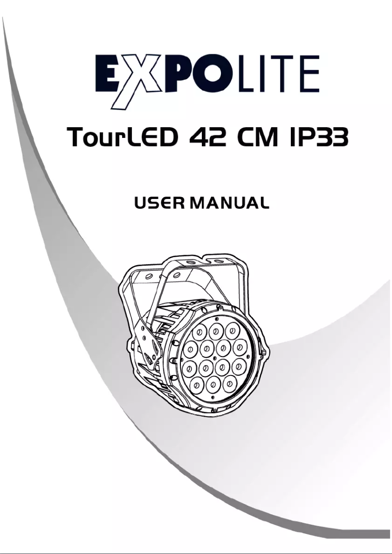 Page n°1 - Manuel utilisateur Expolite TourLED 42 CM IP33