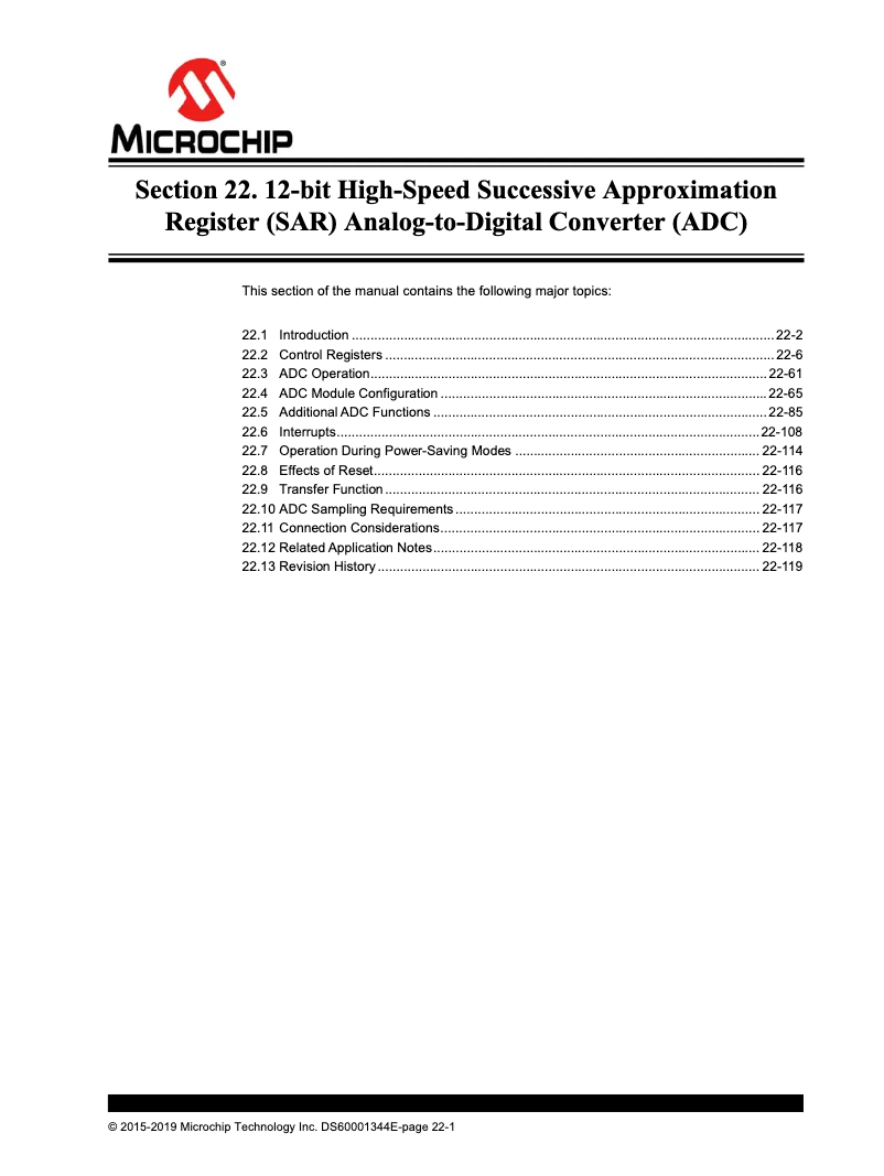Image de la première page du manuel de l'appareil PIC32MZ2025DAS169