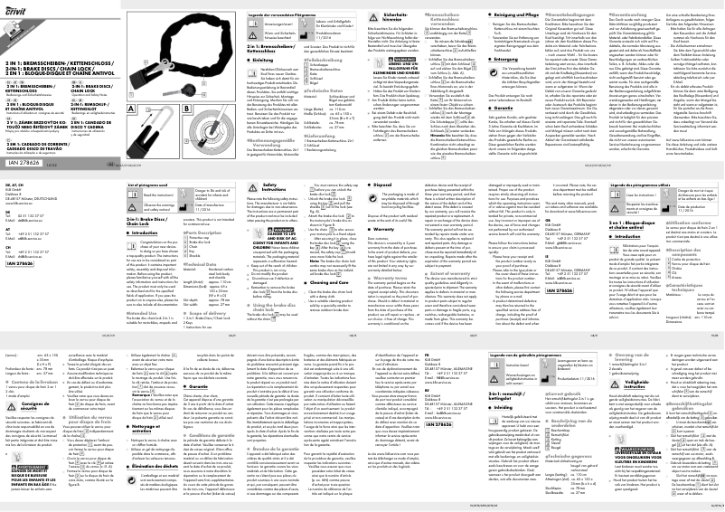 Image de la première page du manuel de l'appareil IAN 278626