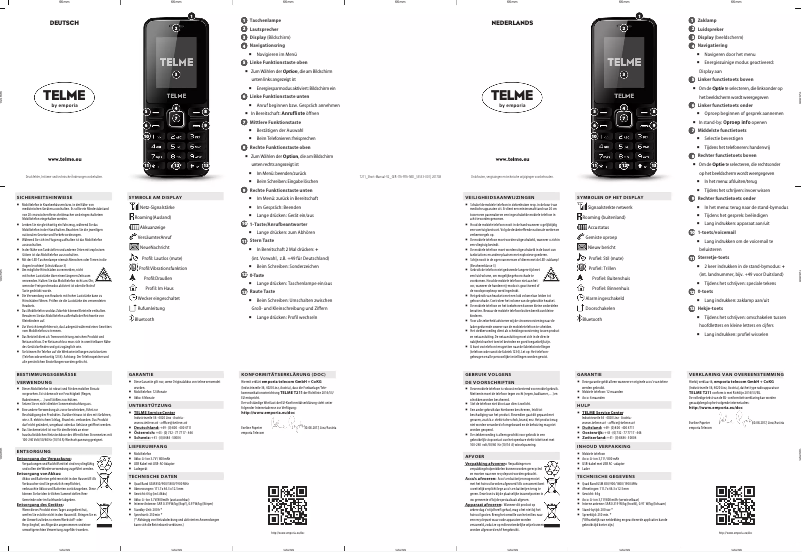 Página 1 del manual Manual de usuario Telme T211