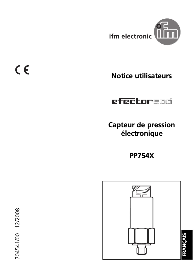 Image de la première page du manuel de l'appareil PP7540