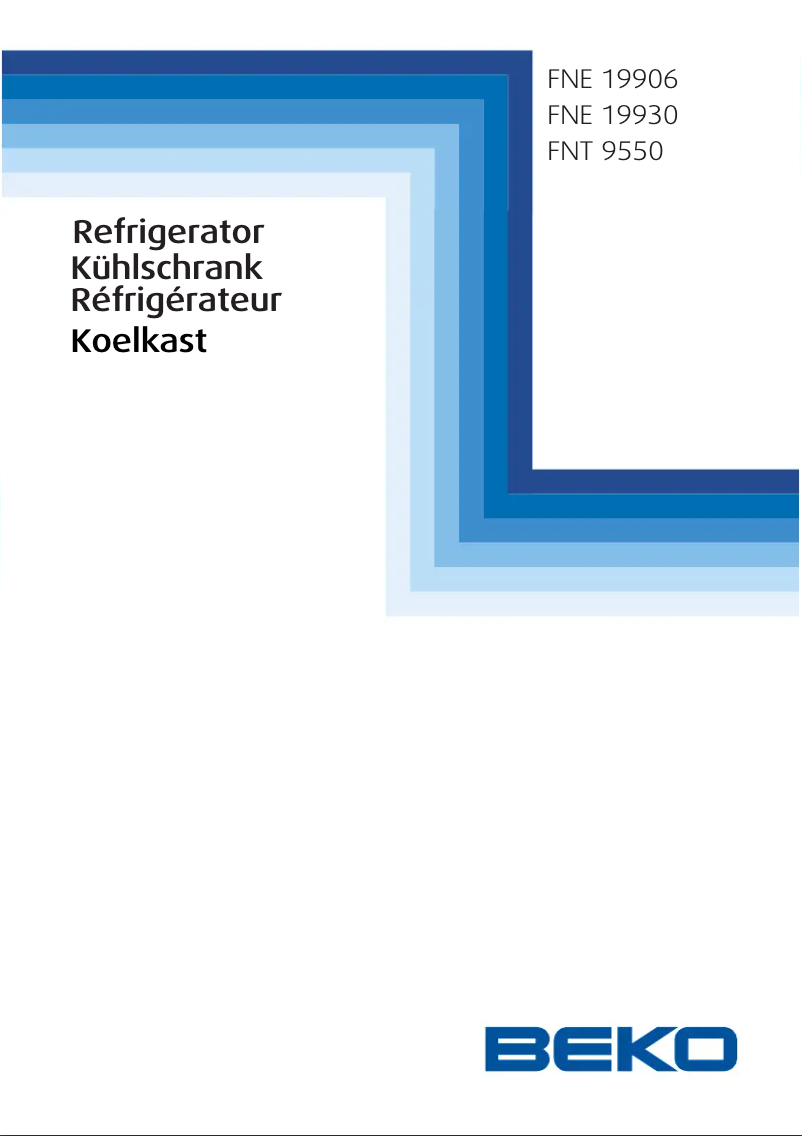 Image de la première page du manuel de l'appareil FNT 9550